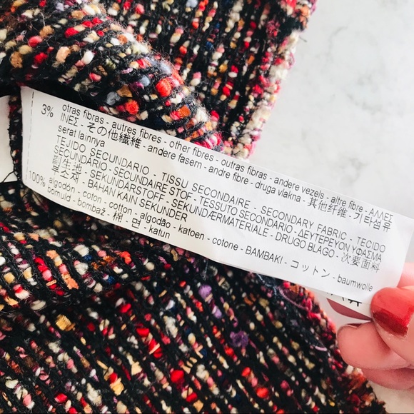 Zara Multi-Color Tweed Top - Picture 7 of 7